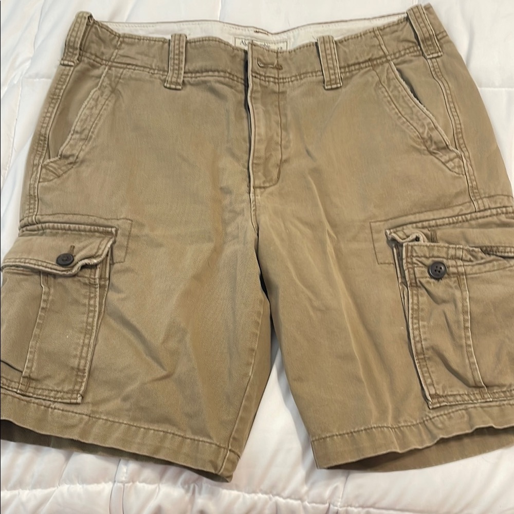Men's Tan Cargo Shorts